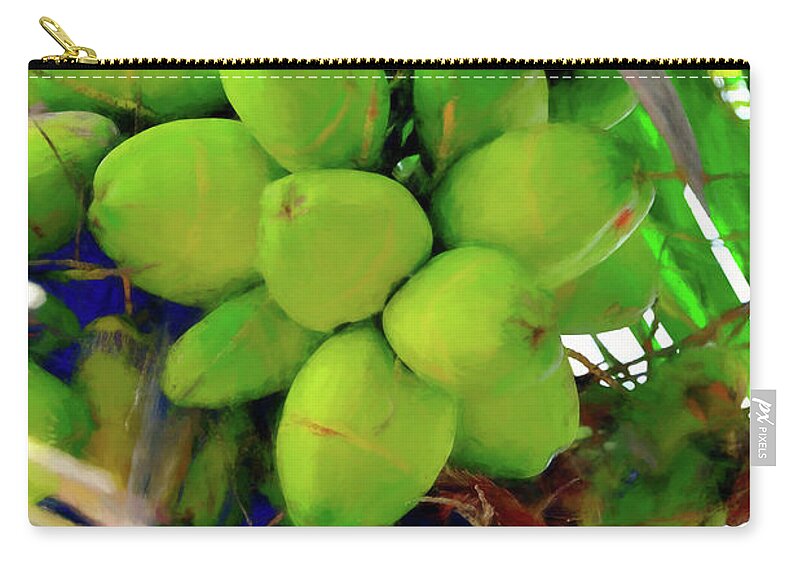 Arecaceae Zip Pouch featuring the photograph Escape I by Alison Belsan Horton