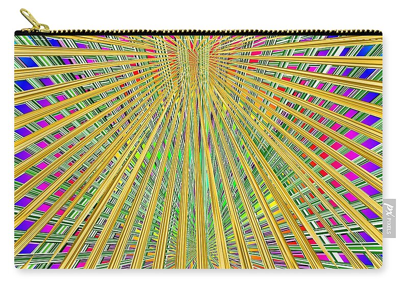 Loom Zip Pouch featuring the digital art Eternal Loom by Tim Allen