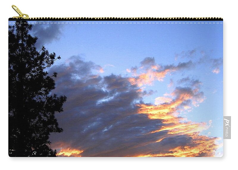 Sunset Zip Pouch featuring the photograph Evening Color by Will Borden