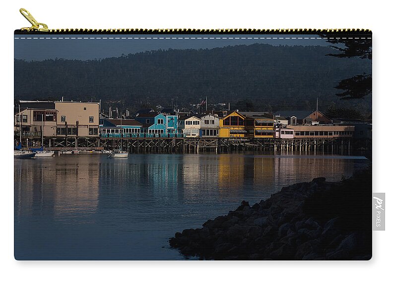 Monterey Carry-all Pouch featuring the photograph Evening in Monterey by Derek Dean