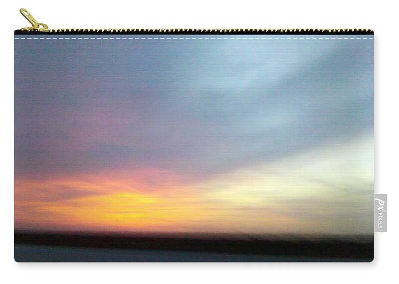 Sky Zip Pouch featuring the photograph Evening Sky 4 by Cindy New