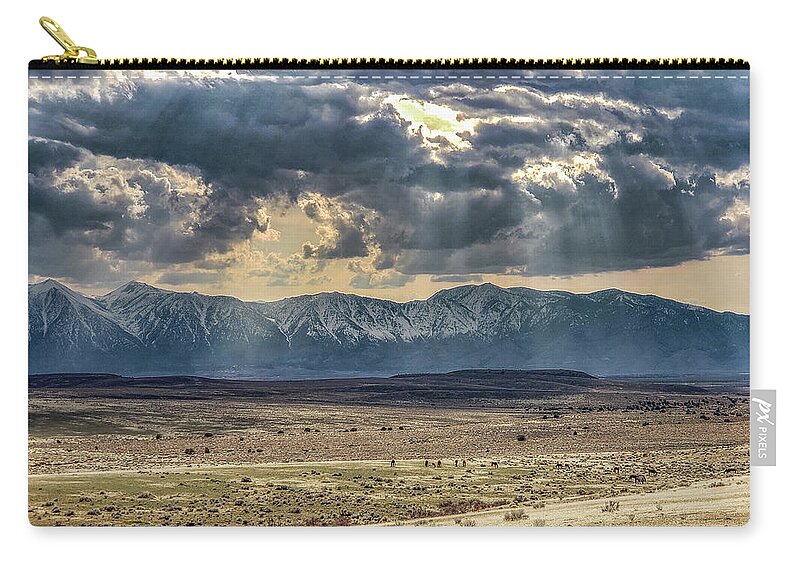  Carry-all Pouch featuring the photograph Evening w/Samson by John T Humphrey