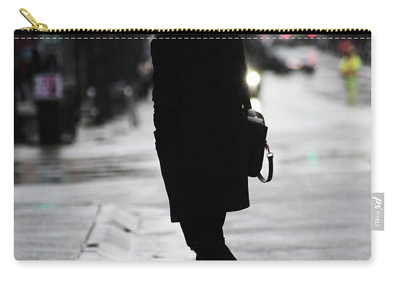Street Photography Zip Pouch featuring the photograph Every one pays by J C