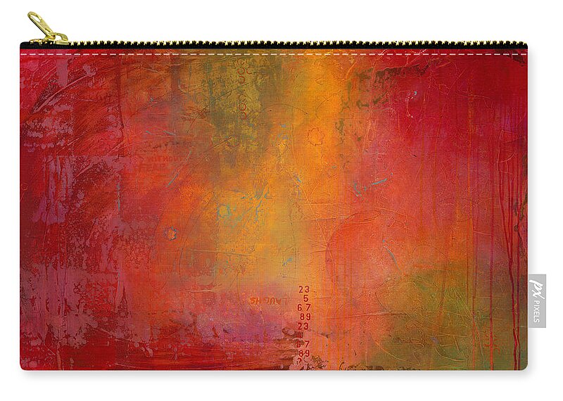 Acrylic Carry-all Pouch featuring the painting Expanse by Brenda O'Quin