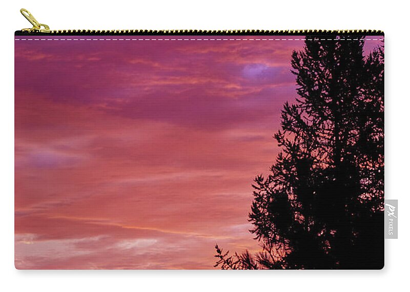 Sunrise Zip Pouch featuring the photograph Exploding Color by Loni Collins