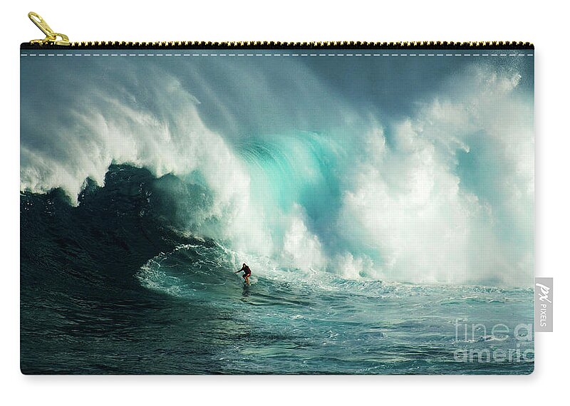 Sextreme Sports Zip Pouch featuring the photograph Extreme Ways Of Living 2 by Bob Christopher
