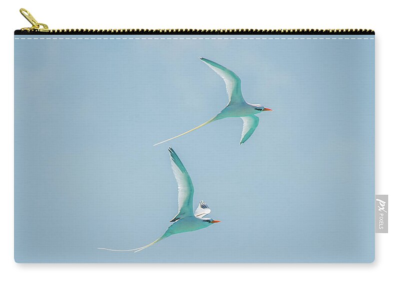 2018 Zip Pouch featuring the photograph Eye on the Wingman by Jeff at JSJ Photography