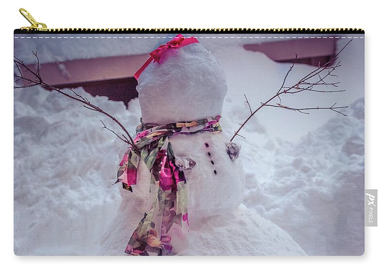 Canon Ef 70-200mm F/2.8l Is Ii Usm Zip Pouch featuring the photograph Faceless by Agnes Caruso