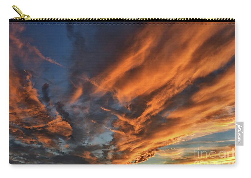 Sky Zip Pouch featuring the photograph Facing South by Lois Bryan