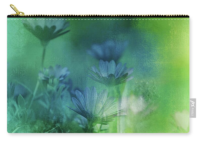 Fairy Zip Pouch featuring the photograph Fairy Garden by Theresa Campbell