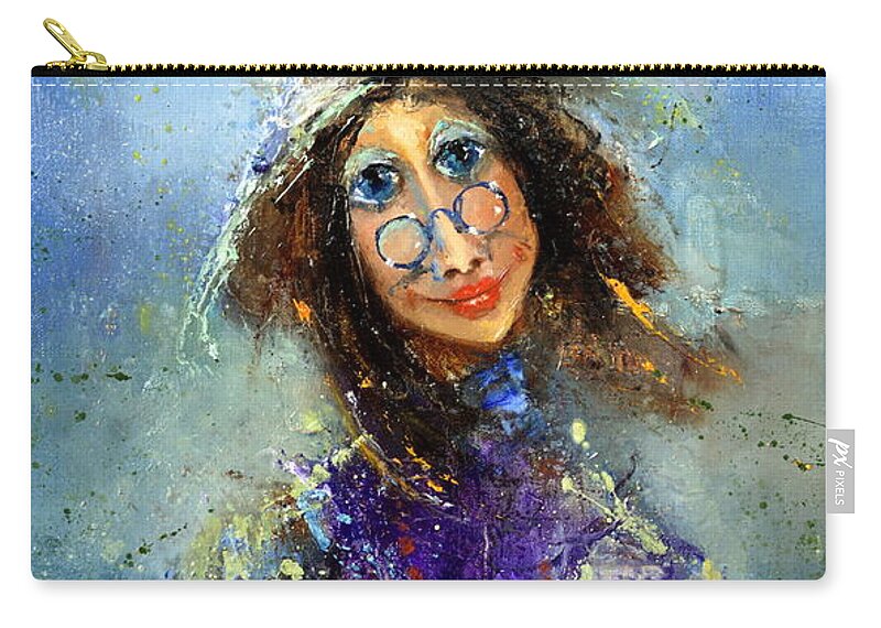 Russian Artists New Wave Carry-all Pouch featuring the painting Fairy by Igor Medvedev