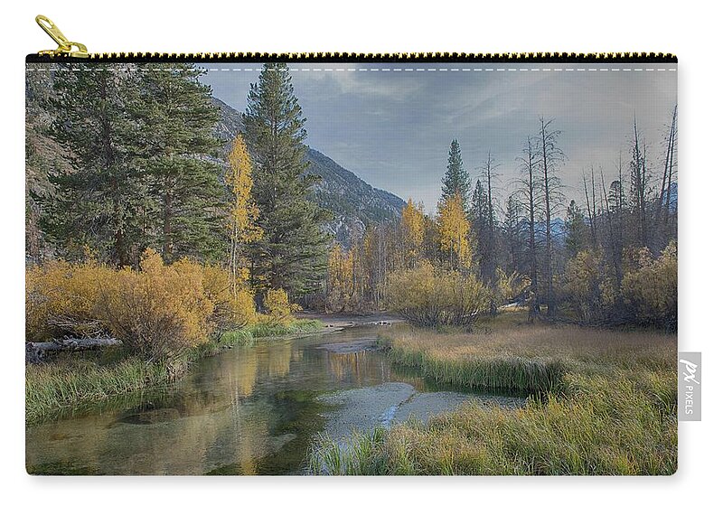 Fall Zip Pouch featuring the photograph Fall reflections by Patricia Dennis
