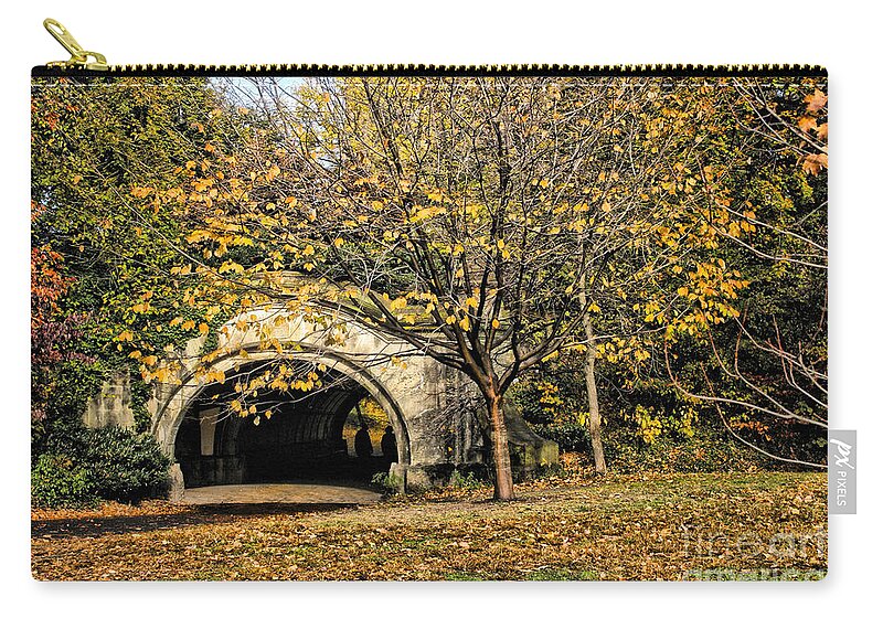 Fall Zip Pouch featuring the photograph Fallen by Onedayoneimage Photography