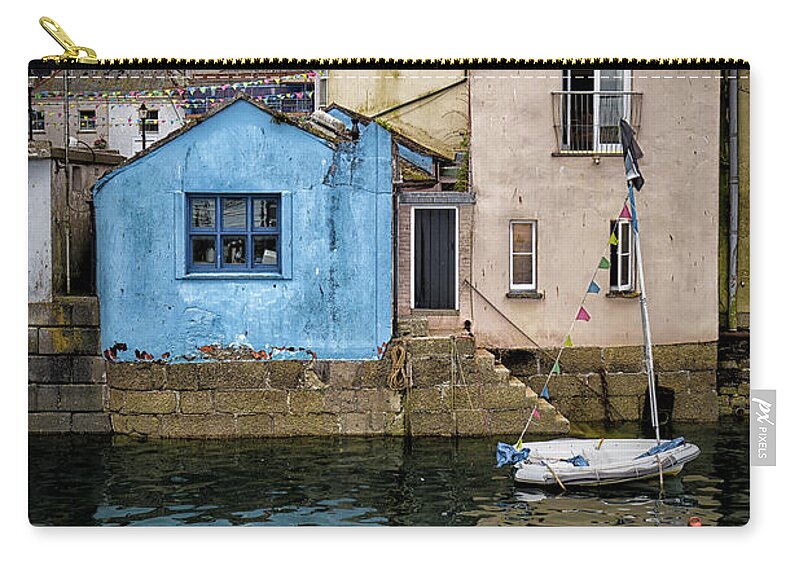 River Zip Pouch featuring the photograph Falmouth Blues by Nigel R Bell