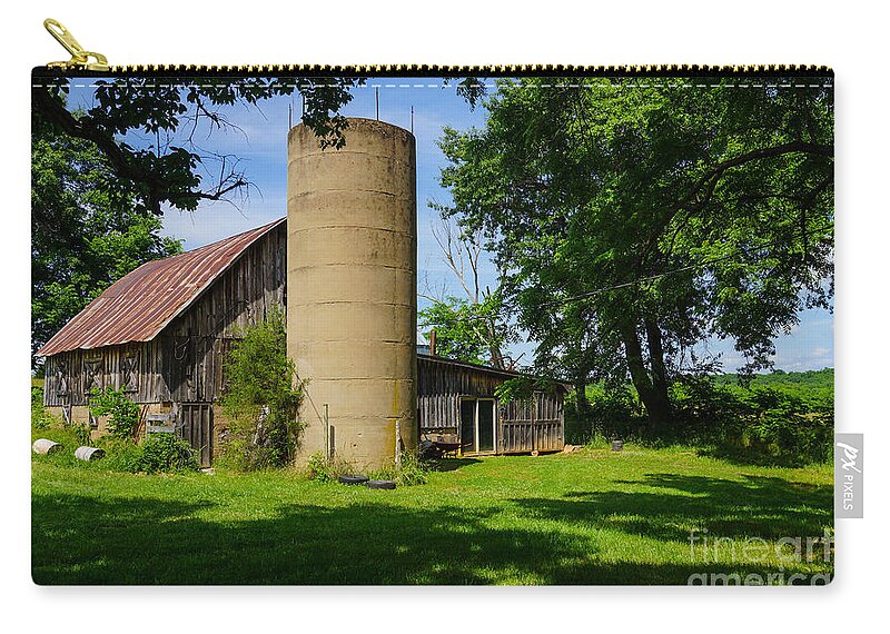 America Zip Pouch featuring the photograph Family Farm by Jennifer White