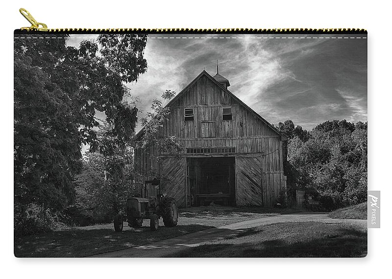 Barn Zip Pouch featuring the photograph Family Farm by Tricia Marchlik