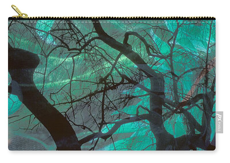 Fantasy Zip Pouch featuring the photograph fantasy landscape art prints - Yellow Moons by Sharon Hudson