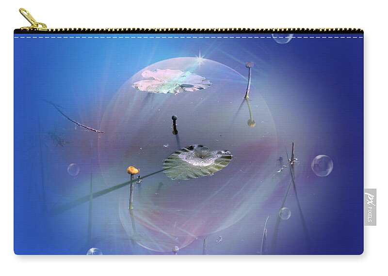  Water Zip Pouch featuring the photograph Fantasy by Vesna Martinjak