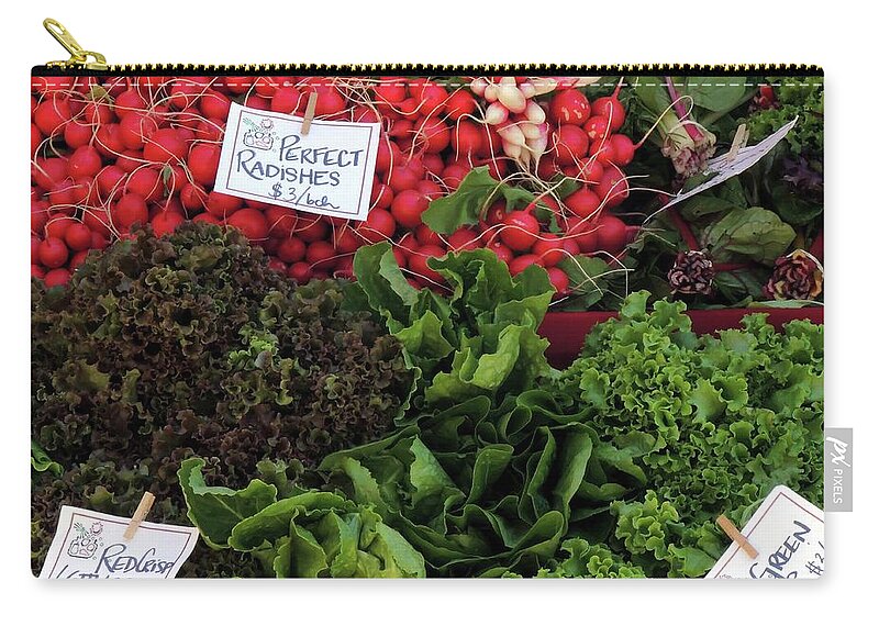 Fresh Zip Pouch featuring the photograph Farm Fresh by Vincent Green
