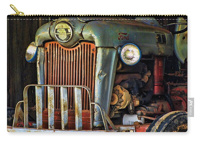 Tractor Carry-all Pouch featuring the photograph Farm Tractor Two by Ann Bridges