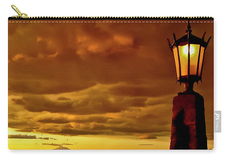 Fathers Day Zip Pouch featuring the photograph Fathers Day Storm by Albert Seger
