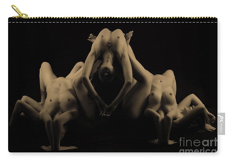 Artistic Photographs Carry-all Pouch featuring the photograph Feast by Robert WK Clark