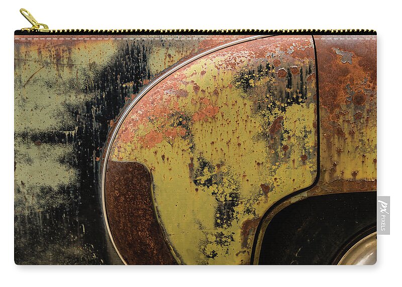 Rust Carry-all Pouch featuring the photograph Fender Bender by Holly Ross