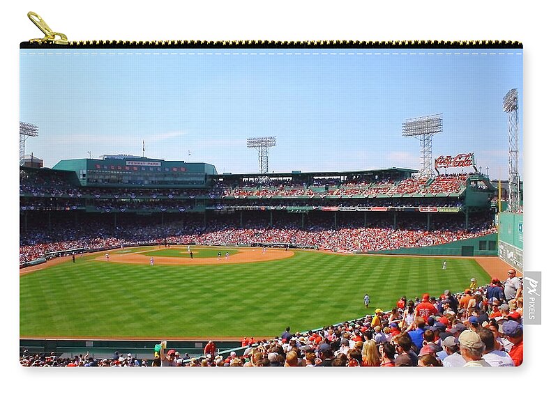 Fenway Park Zip Pouch featuring the photograph Fenway by Jeff Heimlich