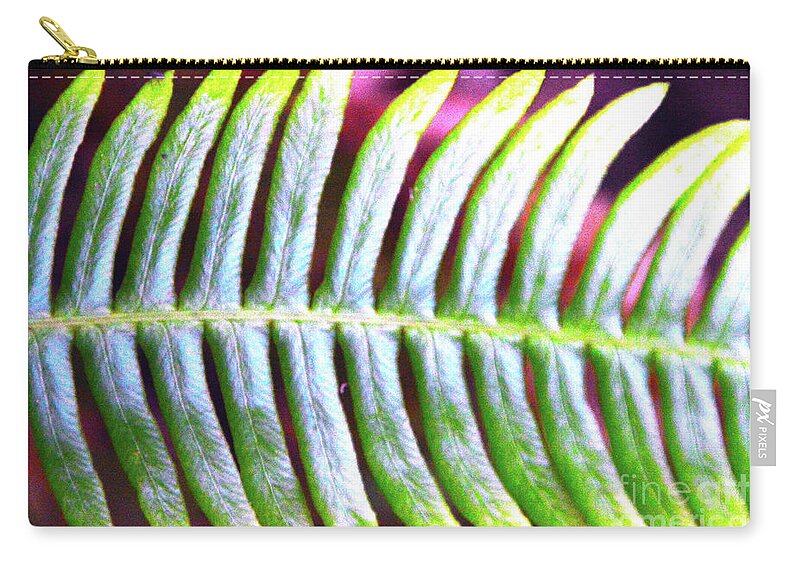 Fern Zip Pouch featuring the photograph Fern 1 by Brian O'Kelly
