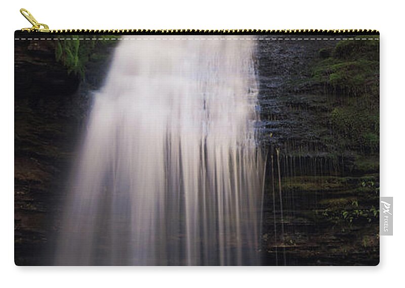 Idaho Zip Pouch featuring the photograph Fern Falls, ID by Inanimacy Photography
