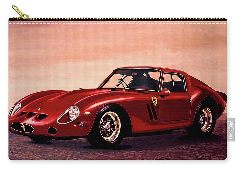 Ferrari 250 Gto Carry-all Pouch featuring the painting Ferrari 250 GTO 1962 Painting by Paul Meijering