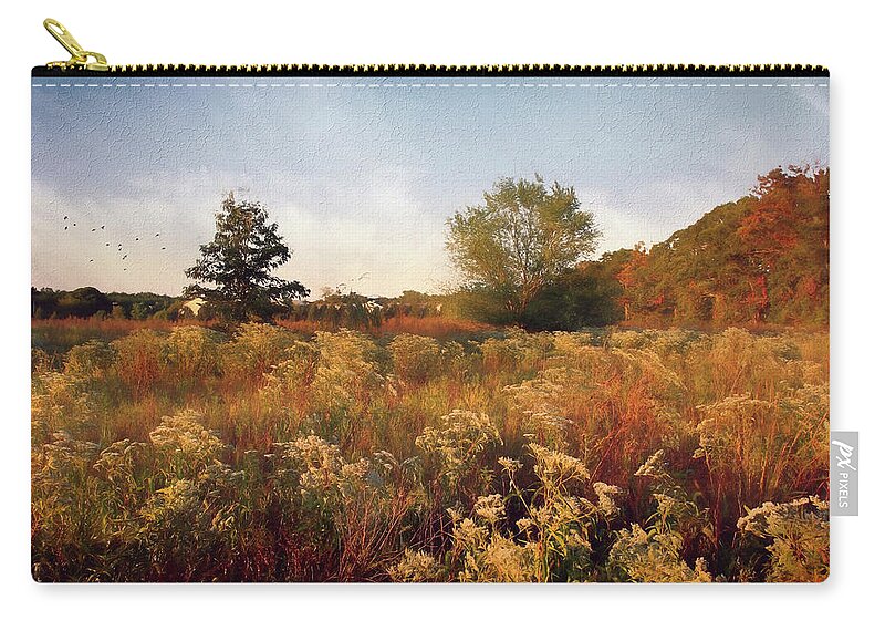 Field Zip Pouch featuring the photograph Field by John Rivera