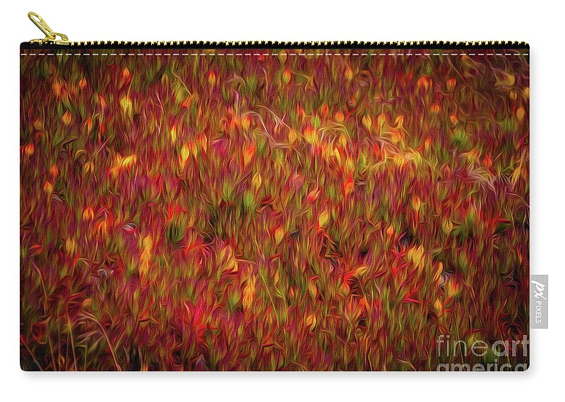 Sfo Zip Pouch featuring the photograph Fields on FIre by Doug Sturgess