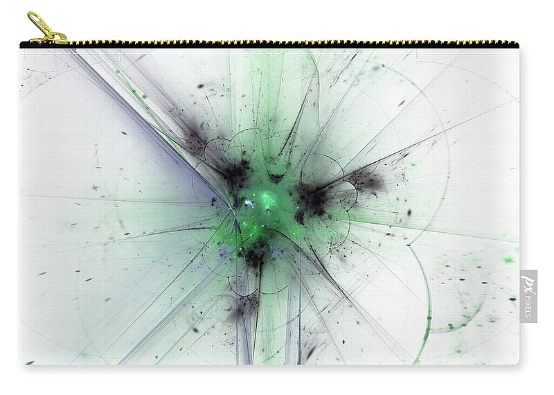 Art Zip Pouch featuring the digital art Finding Reason by Jeff Iverson