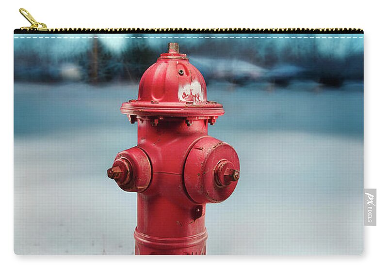 Exterior Zip Pouch featuring the photograph Fire Hydrant by Yo Pedro