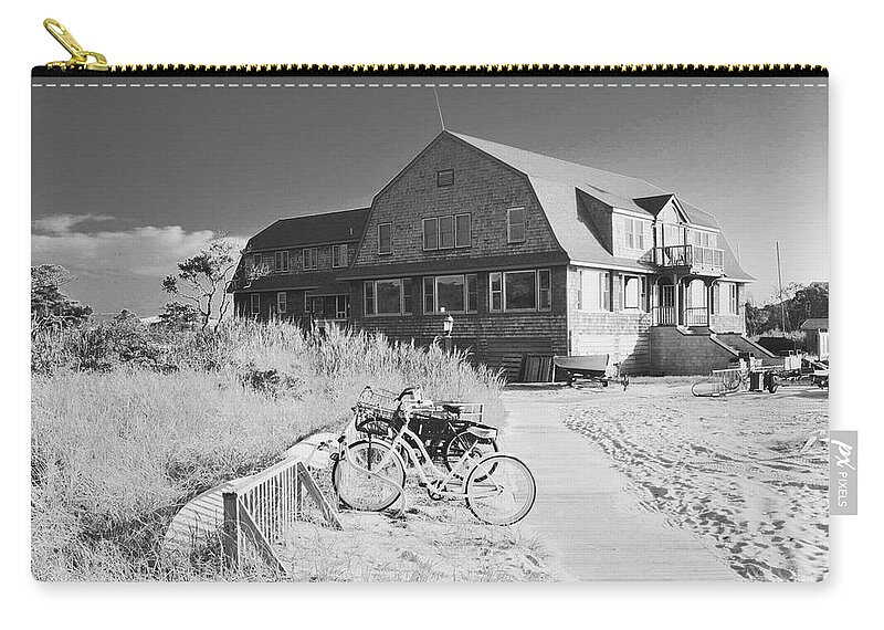 Landscape Zip Pouch featuring the photograph Fire Island Life by Joe Burns