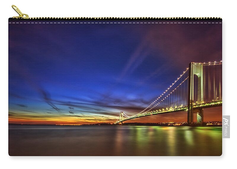 Verrazano Zip Pouch featuring the photograph Fire My Desire by Evelina Kremsdorf