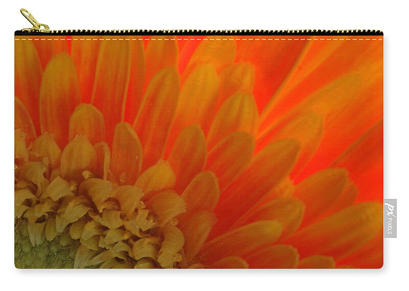 Abstract Zip Pouch featuring the photograph Fire Petals by Juergen Roth