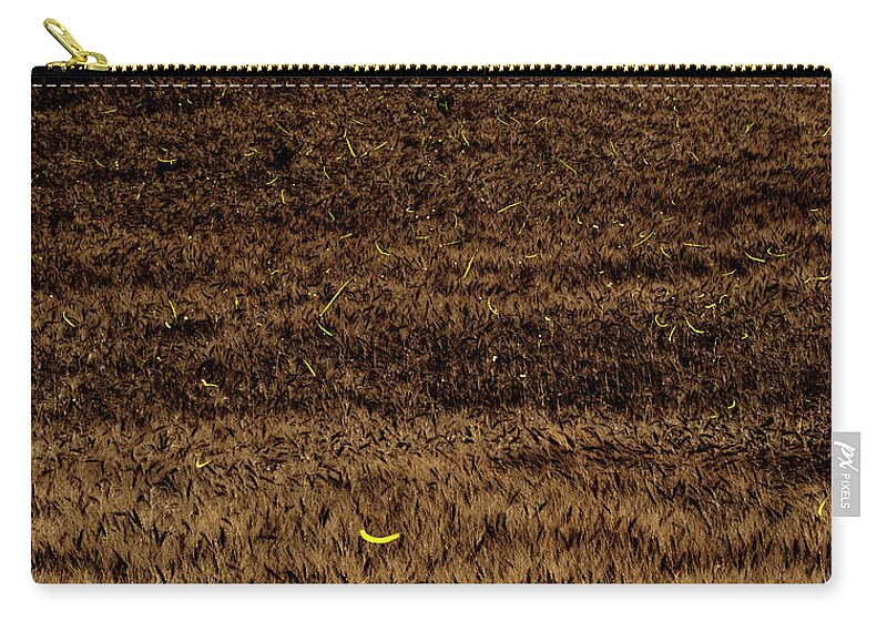 Kansas Zip Pouch featuring the photograph Fireflies and Wheat by Rob Graham