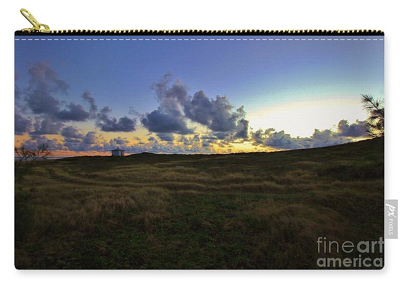 Kalaupapa Zip Pouch featuring the photograph First Light Looking East by Craig Wood