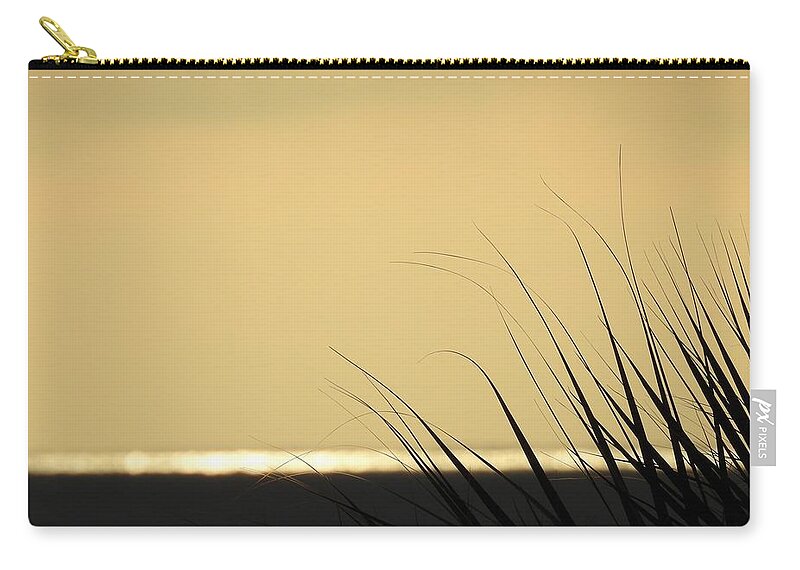 Sun Zip Pouch featuring the photograph First Shine by Jan Gelders