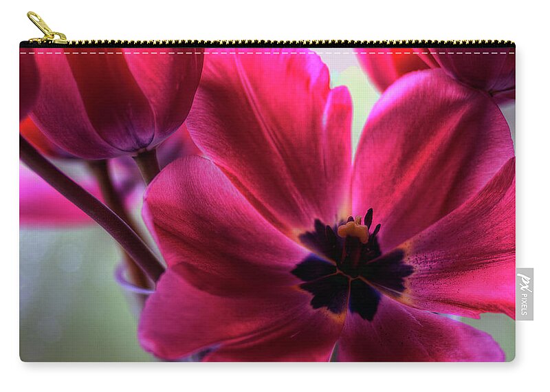 Hdr Zip Pouch featuring the photograph First to Wake by Brad Granger