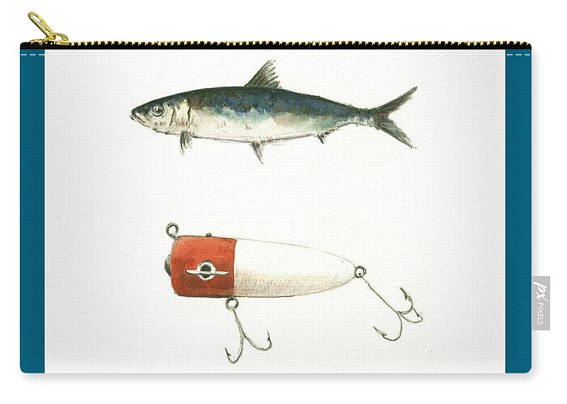 Fishing lures Zip Pouch by Juan Bosco - Fine Art America
