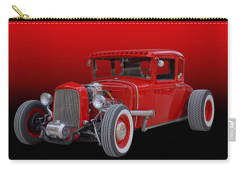 Coupe Zip Pouch featuring the photograph Five Window Coupe by Alan Hutchins