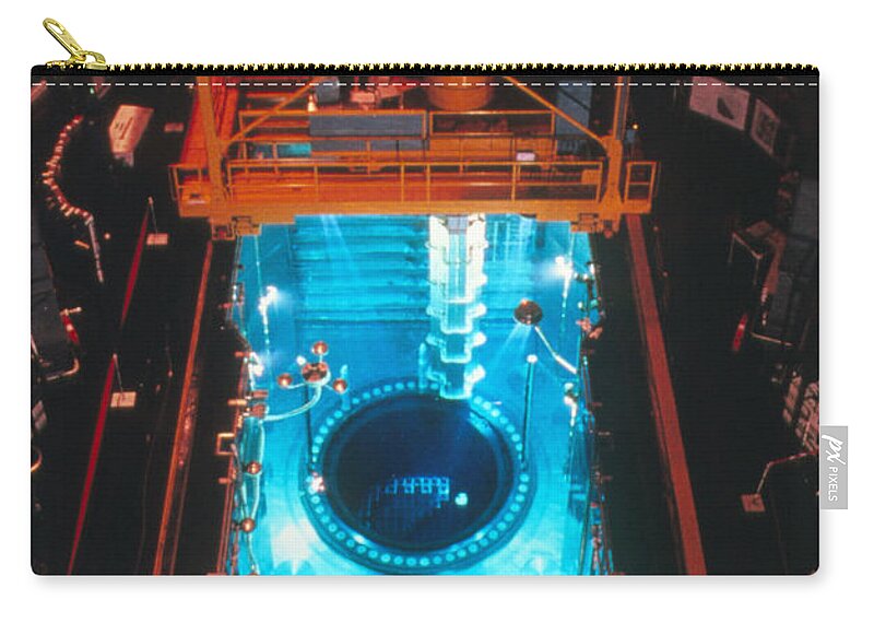 Science Zip Pouch featuring the photograph Flamanville Nuclear Power Plant by Catherine Pouedras