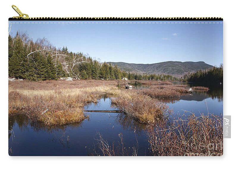 Pond Zip Pouch featuring the photograph Flat Mountain Ponds - Sandwich Wilderness White Mountains NH by Erin Paul Donovan