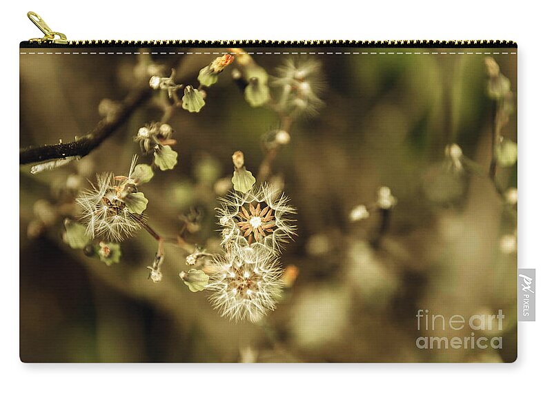 Foliage Zip Pouch featuring the photograph Floral 11 by Andrea Anderegg