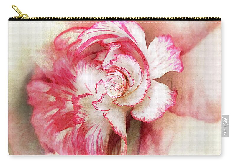 Floral Art Carry-all Pouch featuring the photograph Floral Fantasy 2 by Usha Peddamatham