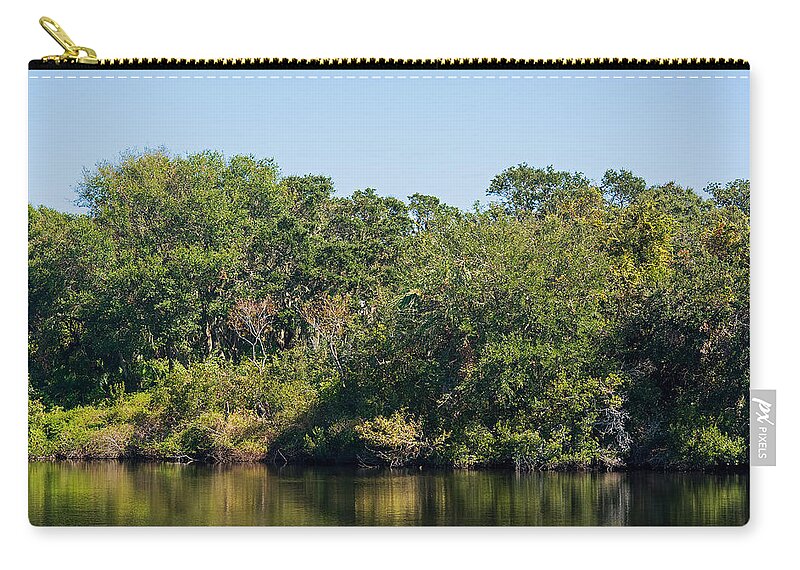 Nature Zip Pouch featuring the photograph Florida Pond by Kenneth Albin