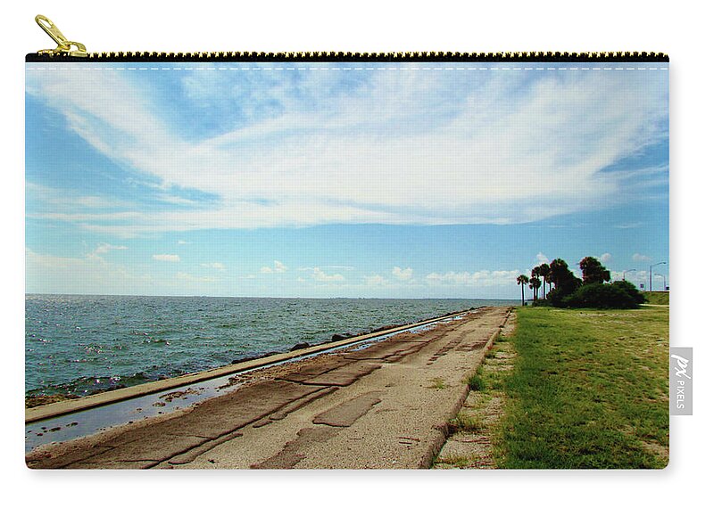Florida Zip Pouch featuring the photograph Florida Rest Area by Cynthia Guinn
